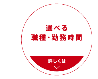 選べる職種・勤務時間